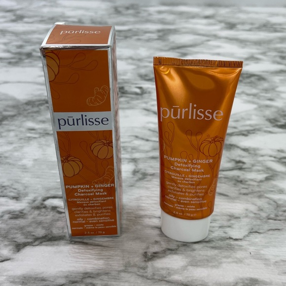 This PURLISSE BEAUTY Pumpkin + Ginger Detoxifying Charcoal Mask - Picture 3 of 10
